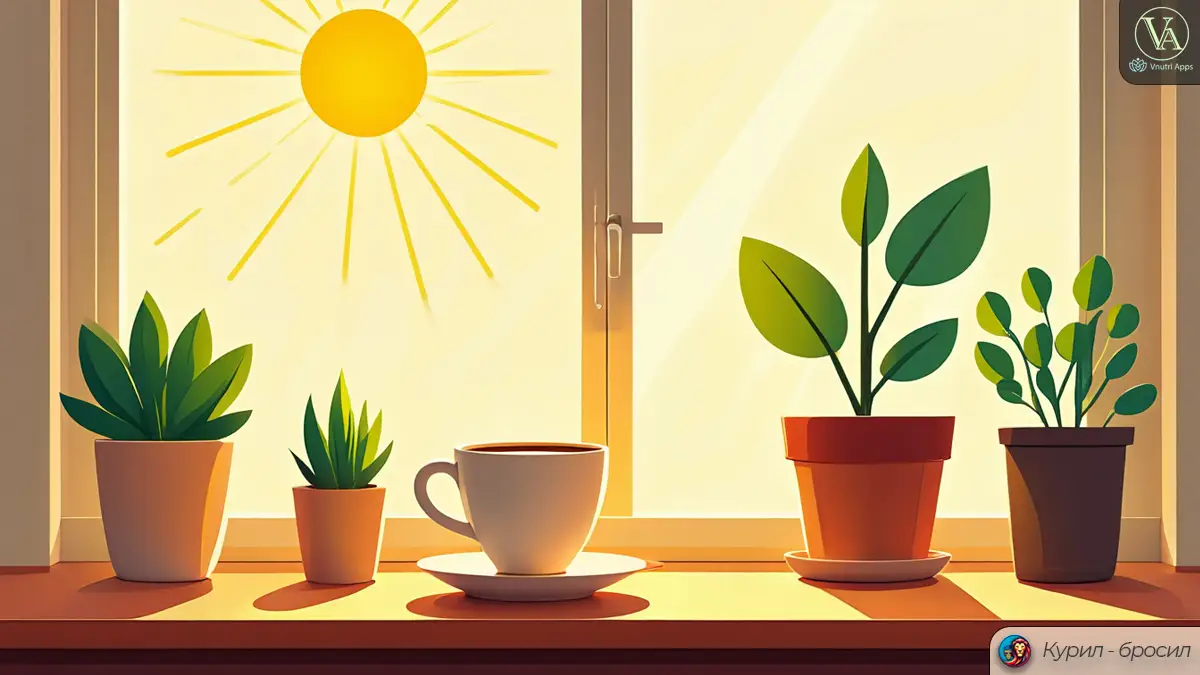 Утренний ритуал без сигареты и кофе